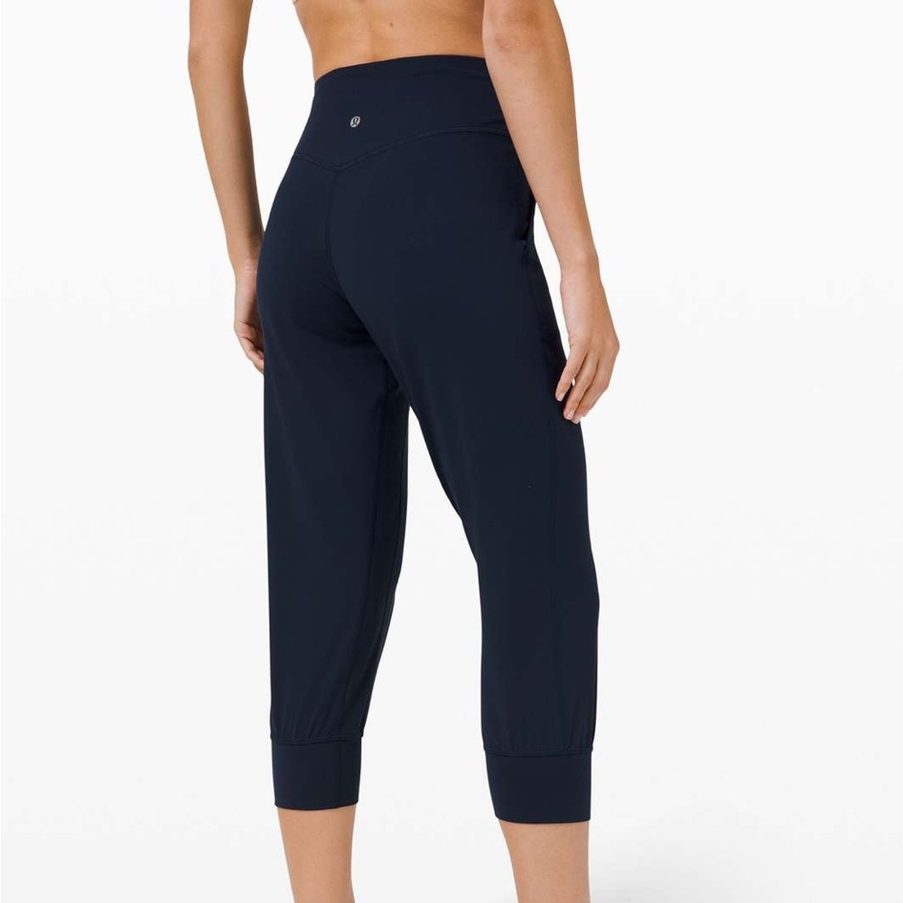 Lululemon Align High-Rise Jogger Crop 23" True Navy Nulu Pants Size 6 #176 - Picture 2 of 7